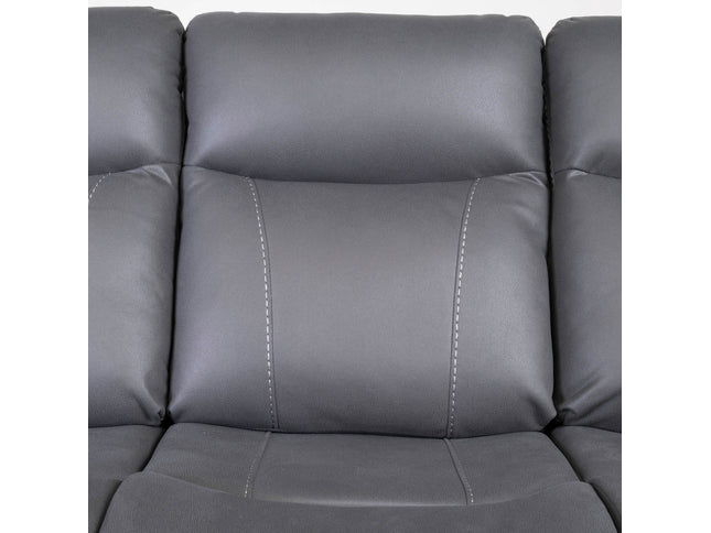 Cambridge Fabric Grey Recliner Sofas