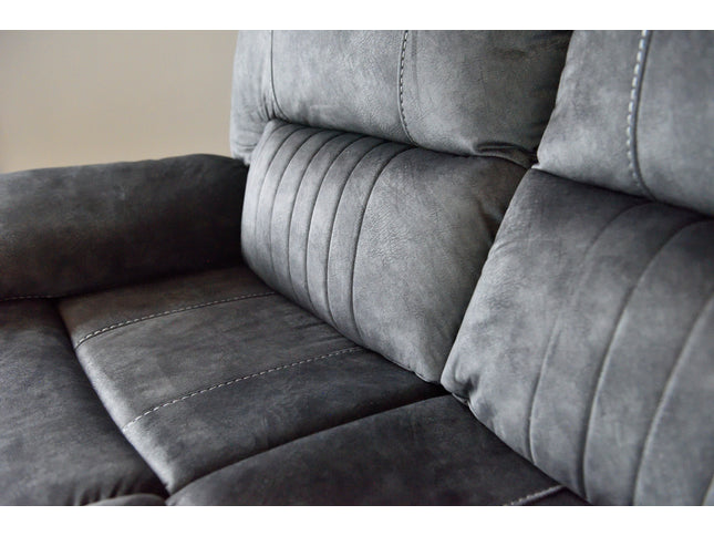 Hamilton Dark Grey Manual Recliner Sofas