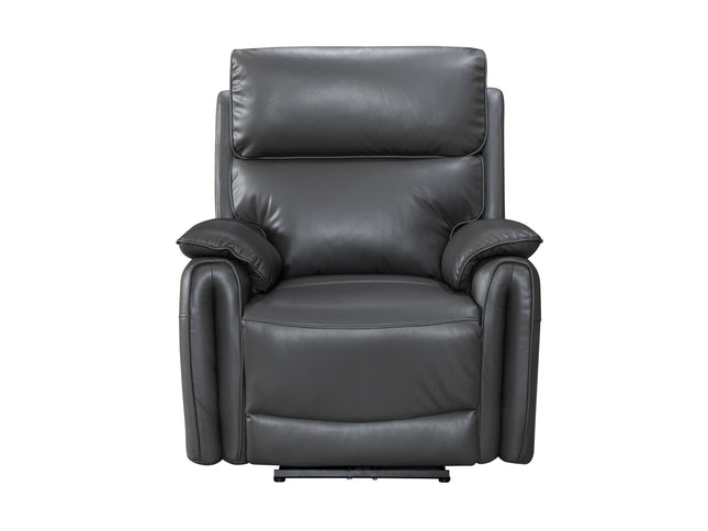 Alexis Grey Leather POWER Recliner Sofas