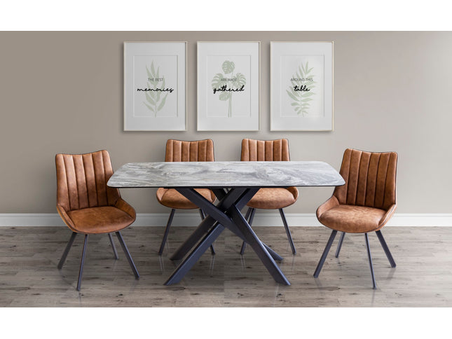 Extendable dining table and chairs