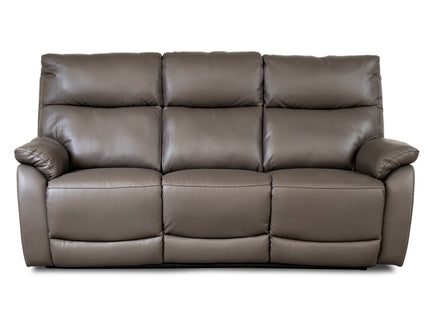 Leather 3 seater power recliner sofa, USB charging points