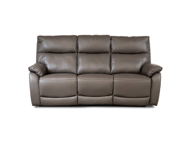 Leather 3 seater power recliner sofa, USB charging points