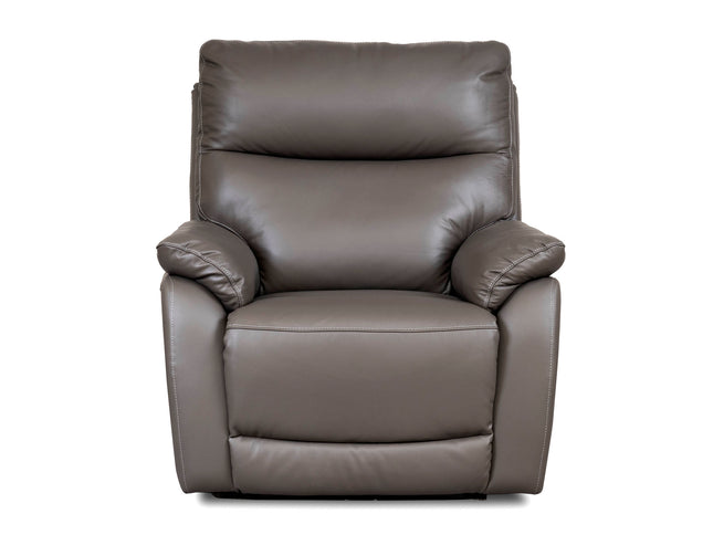 Leather 1 seater power recliner chair, USB charging points