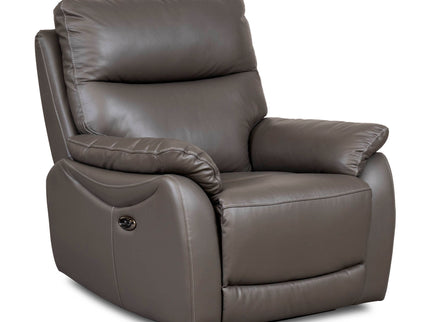 Leather 1 seater power recliner chair, USB charging points