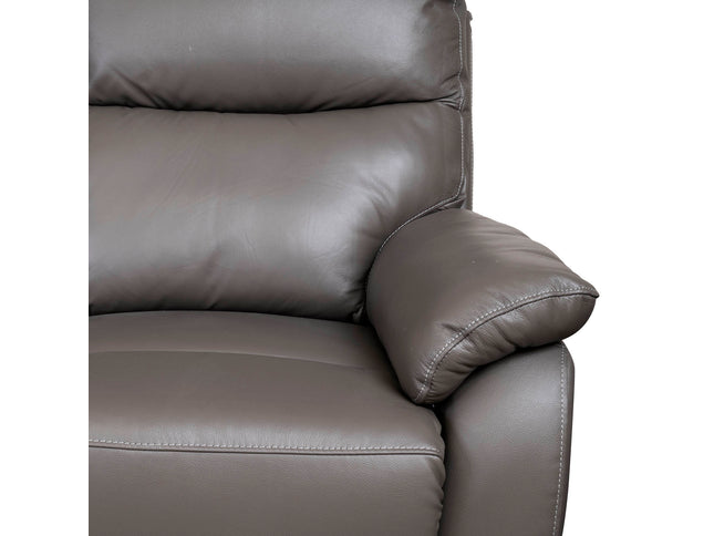 Leather 3 seater power recliner sofa, USB charging points