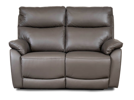 Leather 2 seater power recliner sofa, USB charging points