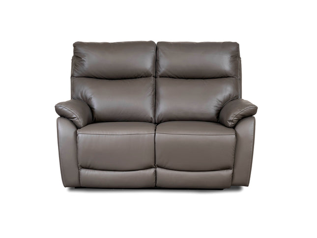 Leather 2 seater power recliner sofa, USB charging points