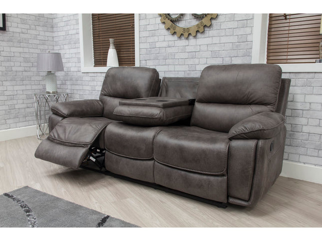 Detroit Sofas Grey Fabric