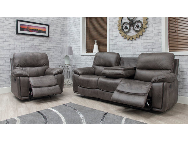 Detroit Sofas Grey Fabric