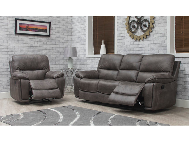 Detroit Sofas Grey Fabric