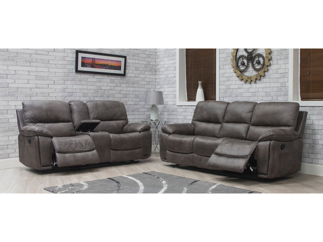 Detroit Sofas Grey Fabric