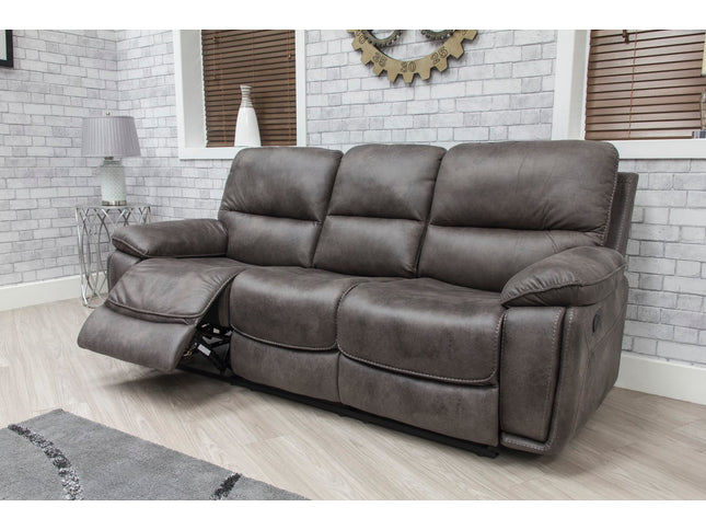 Detroit Sofas Grey Fabric