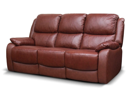 Parker Half Leather Sofas - Tabac Colour