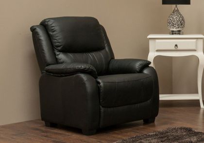 Parker Leather Sofas - Black