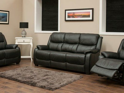 Parker Leather Sofas - Black