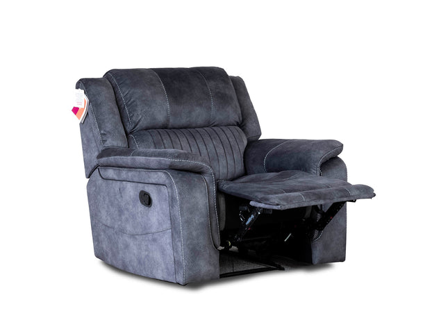 Platina Dark Grey Recliner Sofas