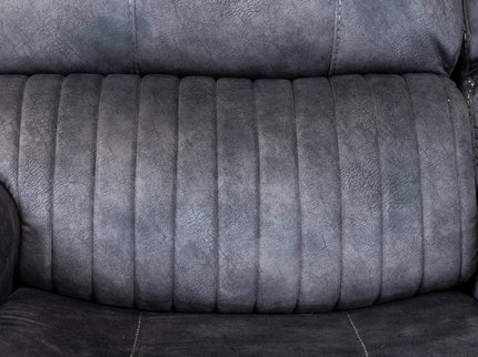 Platina Dark Grey Recliner Corner Sofas