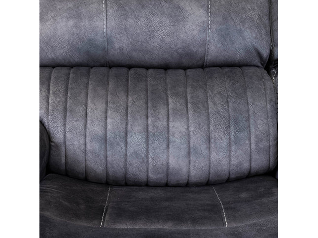 Platina Dark Grey Recliner Corner Sofas