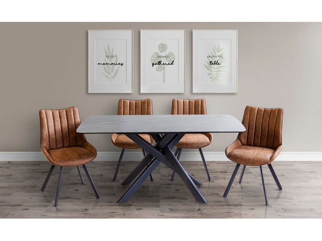 Extendable dining table and chairs