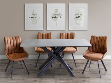 Extendable dining table and chairs