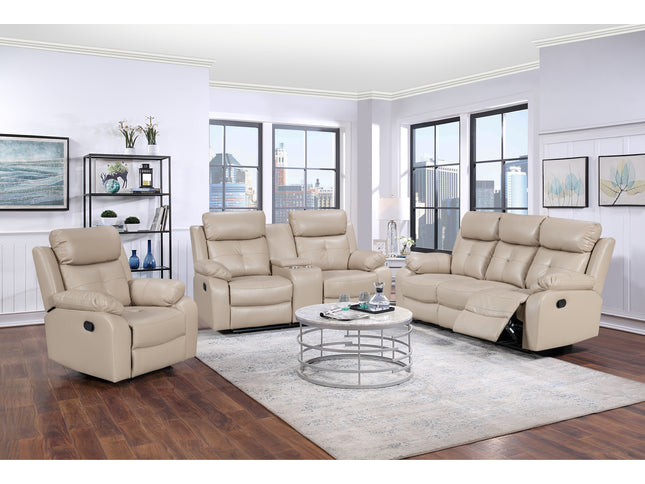 Lisbon Leather Reclining Sofas - Cappuccino
