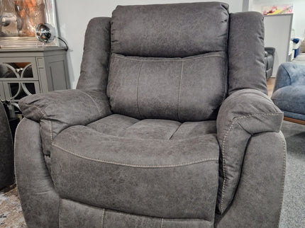 Walton Grey Fabric Recliner Sofas