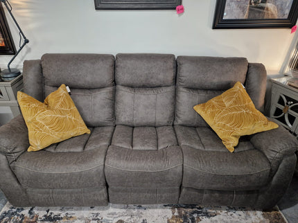 Walton Grey Fabric Recliner Sofas