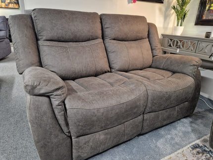 Walton Grey Fabric Recliner Sofas