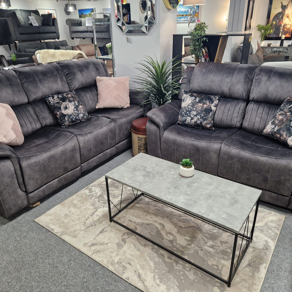 Grey recliner deals set