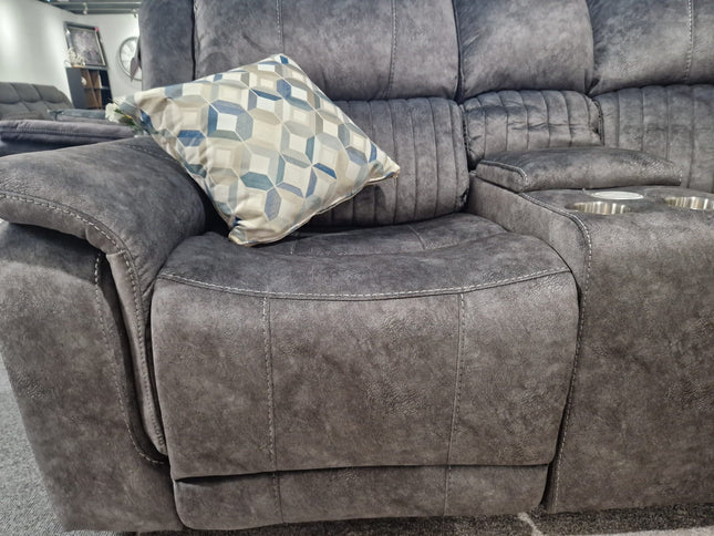 Platina Light Grey Recliner Corner Sofas