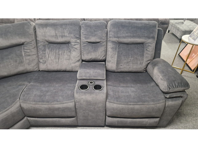 Shannon Grey Recliner Corner Sofas