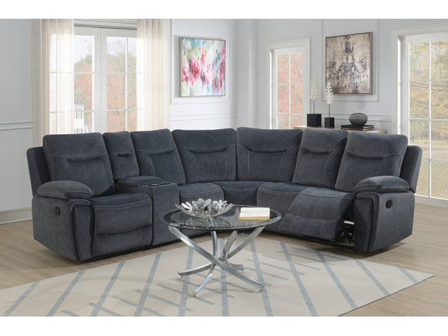 Shannon Grey Recliner Corner Sofas