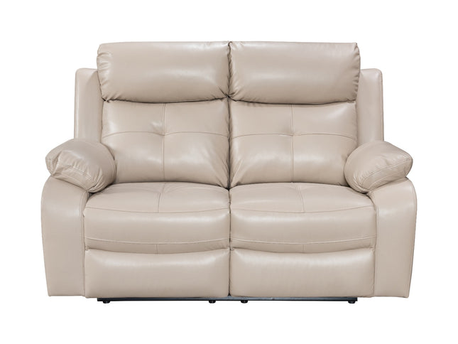 Lisbon Leather Reclining Sofas - Cappuccino