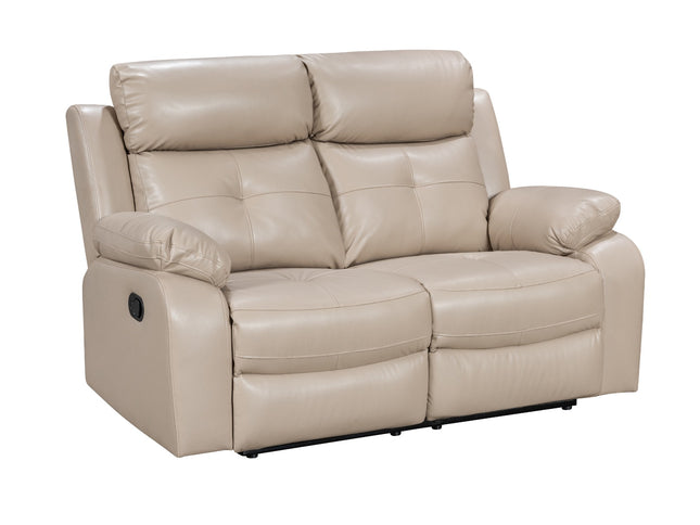 Lisbon Leather Reclining Sofas - Cappuccino
