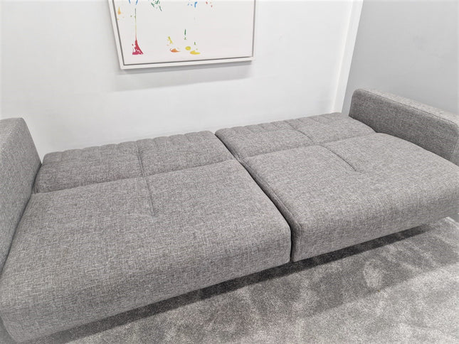 Paris Sofa Bed Grey 3 Seater